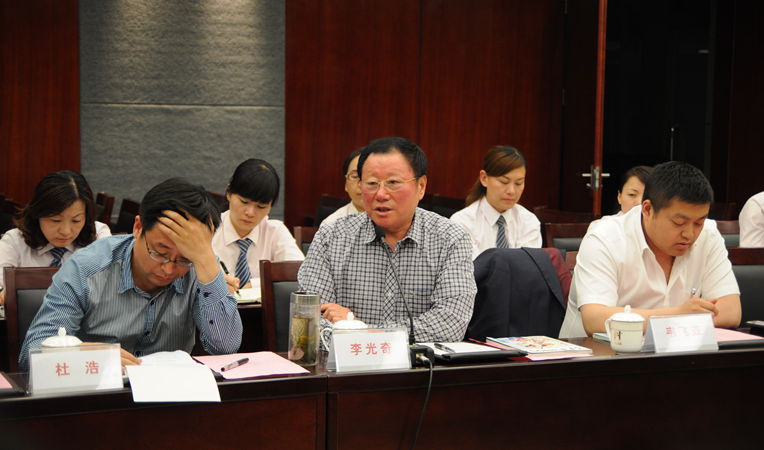 亳州廣齊置業(yè)有限公司董事長李光奇致辭