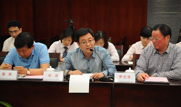 蚌埠樂業(yè)地產(chǎn)有限公司董事長杜浩致辭