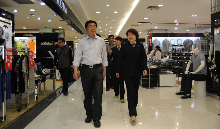 淮北市副市長朱浩東一行參觀華億國際購物中心