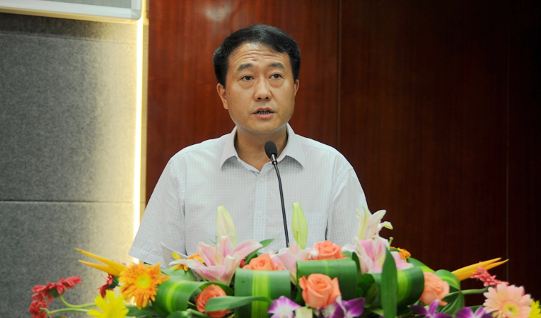 蕪湖市政府副秘書長黃錦超發言