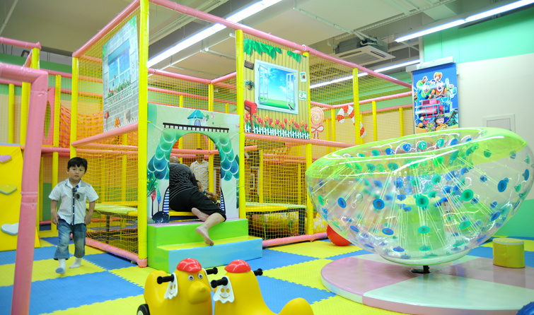 凱帆大廈店設置的兒童游樂場