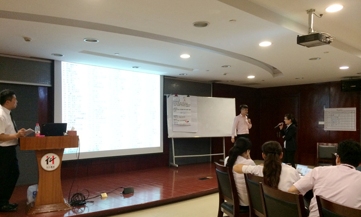 培訓中,現場互動