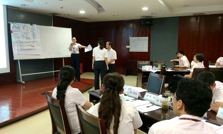 培訓中,現場互動