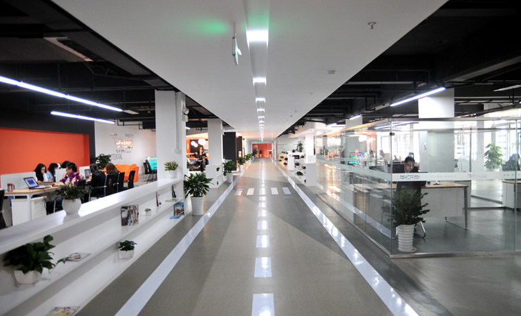 華億樂購電商總部現代化辦公環境