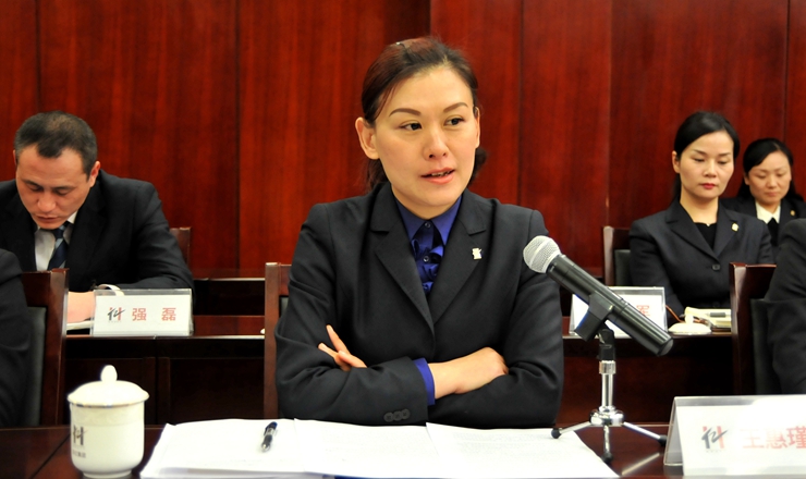 繁昌華億國際常務(wù)副總經(jīng)理王惠瑾討論發(fā)言