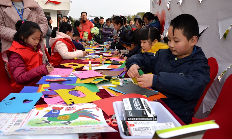 小朋友現場創作繪畫作品