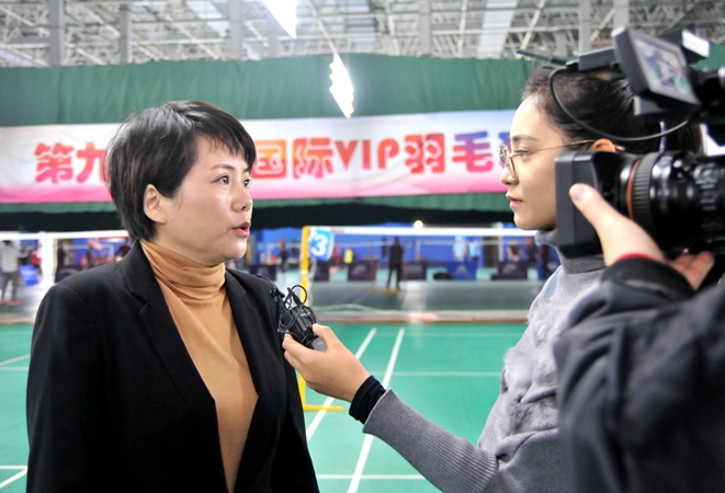 王總接受媒體采訪